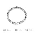 Wholesale new arrival stainless steel link chain bracelet for men